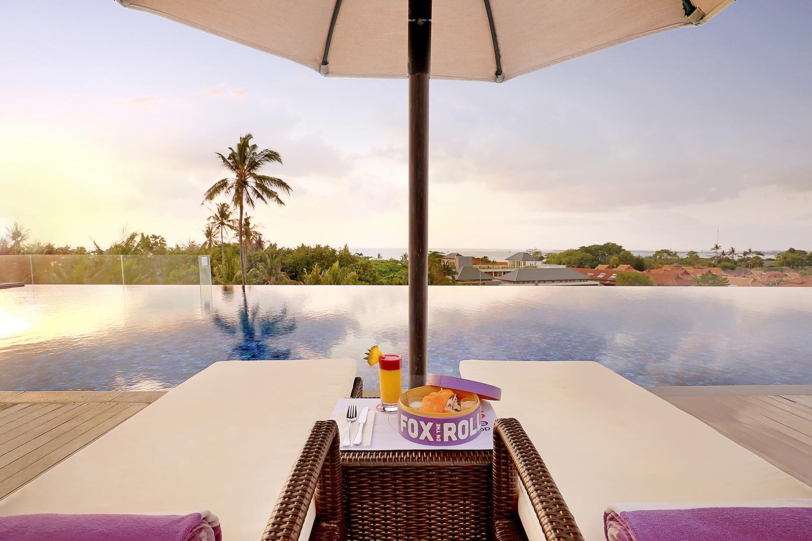Fox Hotel Jimbaran Beach Bali Exterior foto